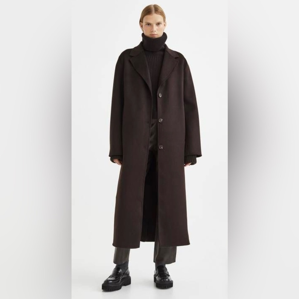Women Brown Overcoat
